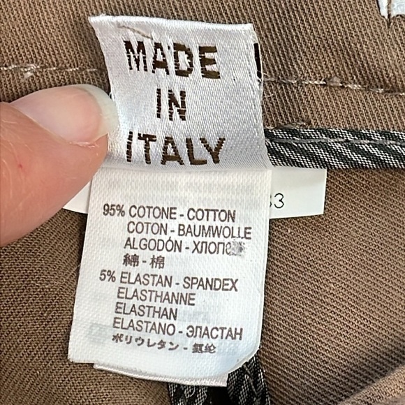 Brunello Cucinelli Brown Straight Leg Trouser Pants Office Career Sz 8 - Picture 9 of 11